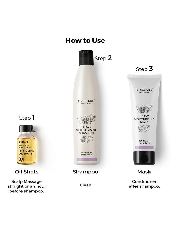 Brillare Anti Hair Fall Treatment Combo, Strengthens roots, Prevents Breakage & Reduces Hair Fall - Image 2